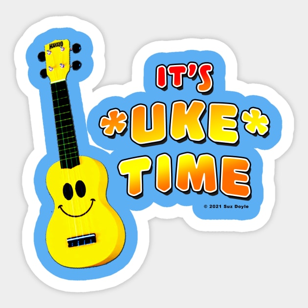 It's Uke Time Sticker by SuzDoyle